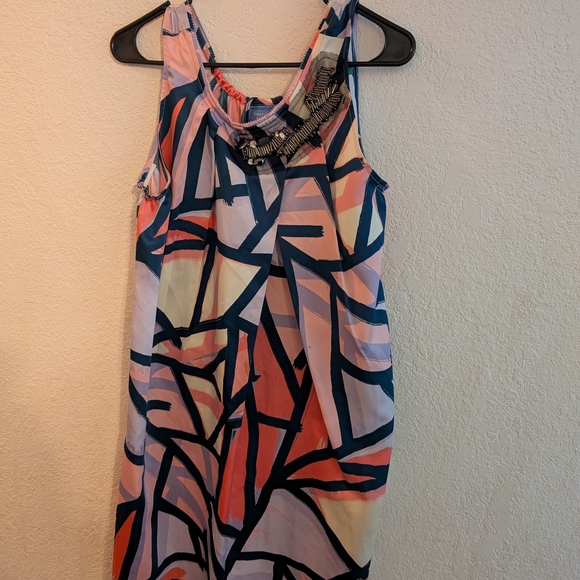 Vera Wang Dresses & Skirts - Vera Wang Multicolor Geometric Dress